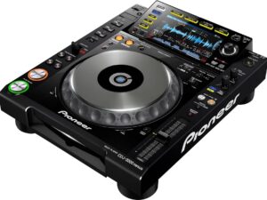 Pioneer CDJ-2000NXS2 DJ-CD-Player Seitenansicht zum Mieten