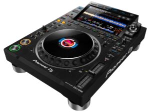 Pioneer CDJ-3000 DJ-Multiplayer Seitenansicht zum Mieten