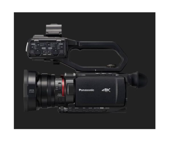 Panasonic Camcorder HC-X2000E Seitenansicht zum Mieten