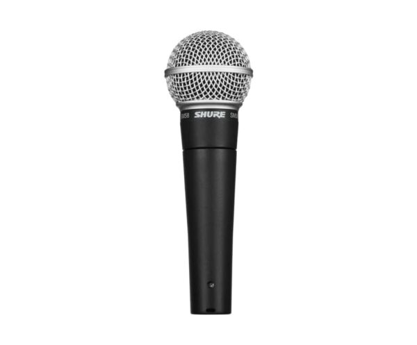 Shure SM58 Mikrofon kabelgebunden Vorderansicht zum Mieten