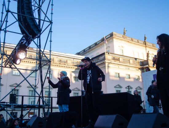 LAV Referenz Mutig, Menschlich, Miteinander Demonstration