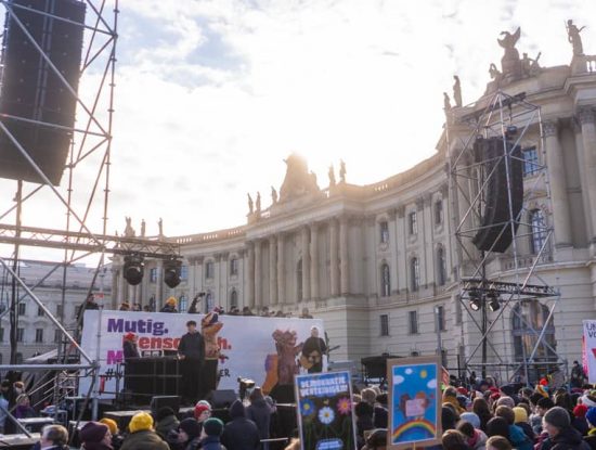 LAV Referenz Mutig, Menschlich, Miteinander Demonstration