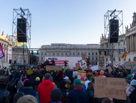 LAV Referenz Mutig, Menschlich, Miteinander Demonstration